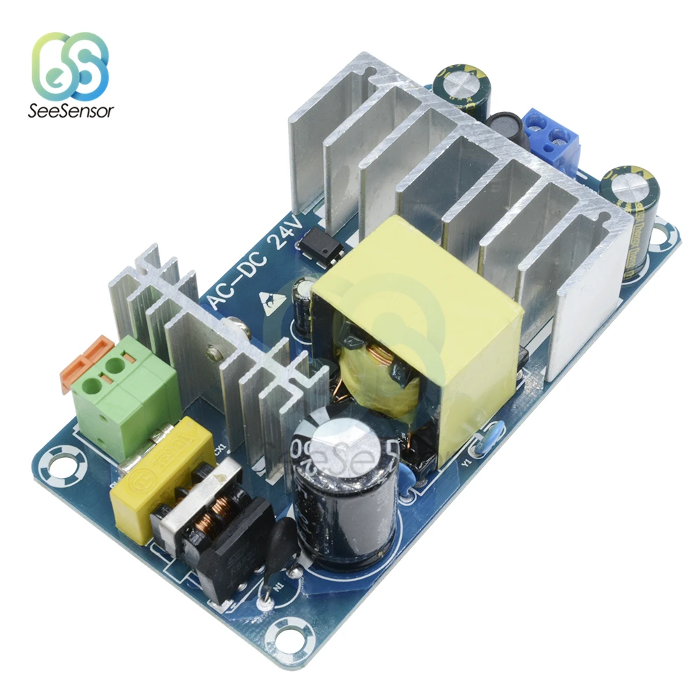 Модуль питания AC 110v 220v к DC 24V 6A Switching коммутационная плата питания защита от перегрузки по току