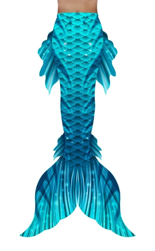 Mermaid Tail Swimable Mermaid Tails Without Monofin for Swimming Beach Artifact Halloween Cosplay Costume Christmas Gift - Цвет: B