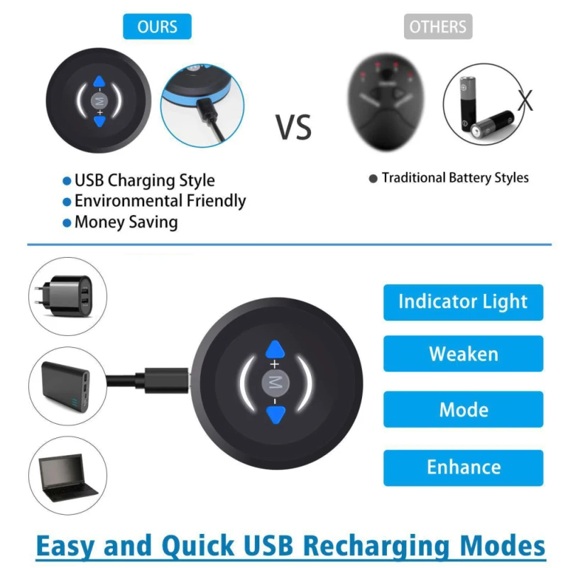 Cena USB akumulator elektryczny stymulator mięśni brzucha trener ABS Fitness masaż ciała EMS elektrostymulator Toner ćwiczenia