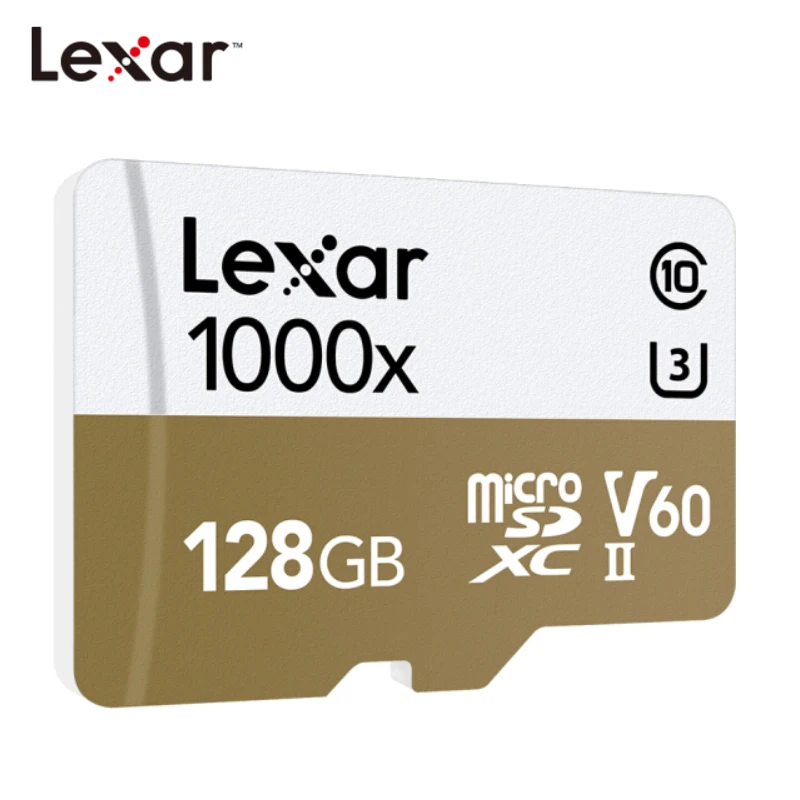 Lexar карта памяти 1000X 32 Гб 64 Гб 256 ГБ 150M U3 4K Micro sd 128 ГБ высокоскоростная флеш-карта microsd TF карта для записи 3D 4K HD