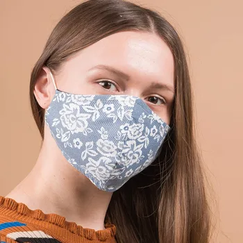 

Unisex Mouth Mask For Women Men Lace Floral Respirator Reusable Adult Face Mask Washable Mouth Cover Double-sided Use Mascarilla