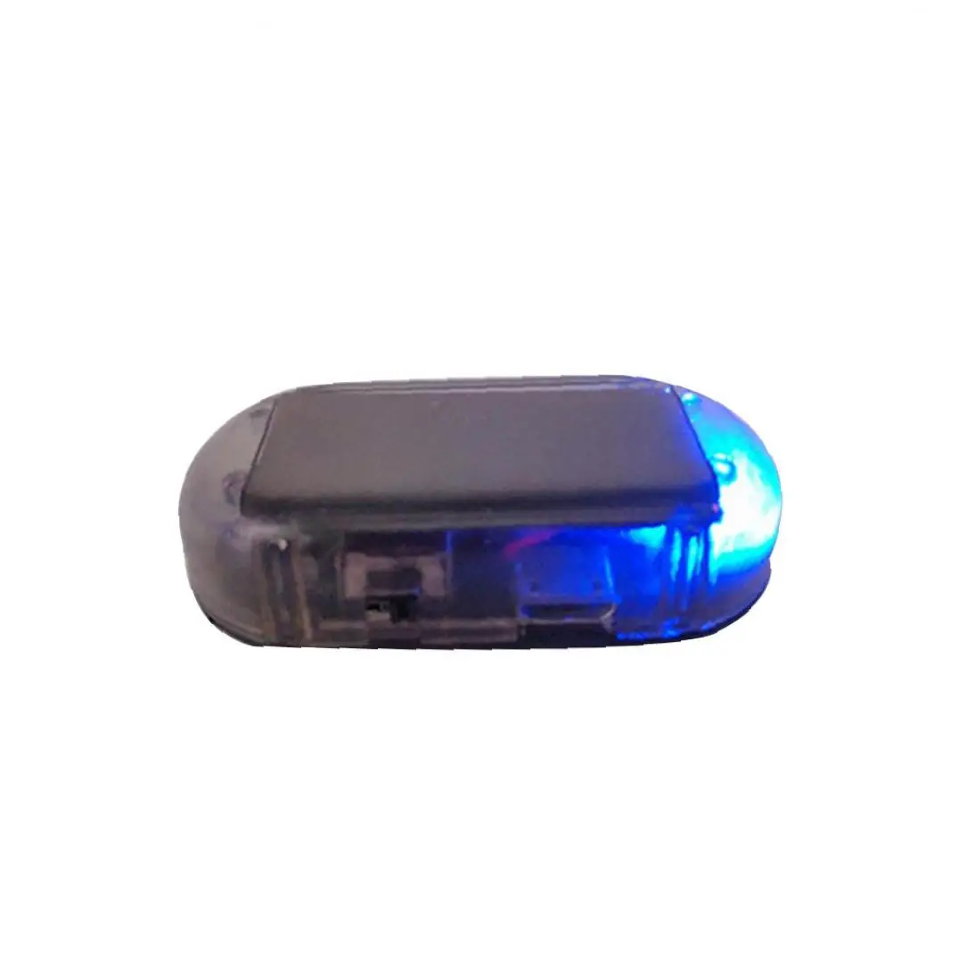 Solar Energy Simulation Dummy Alarm Warning Security Anti-Theft Flashing Light