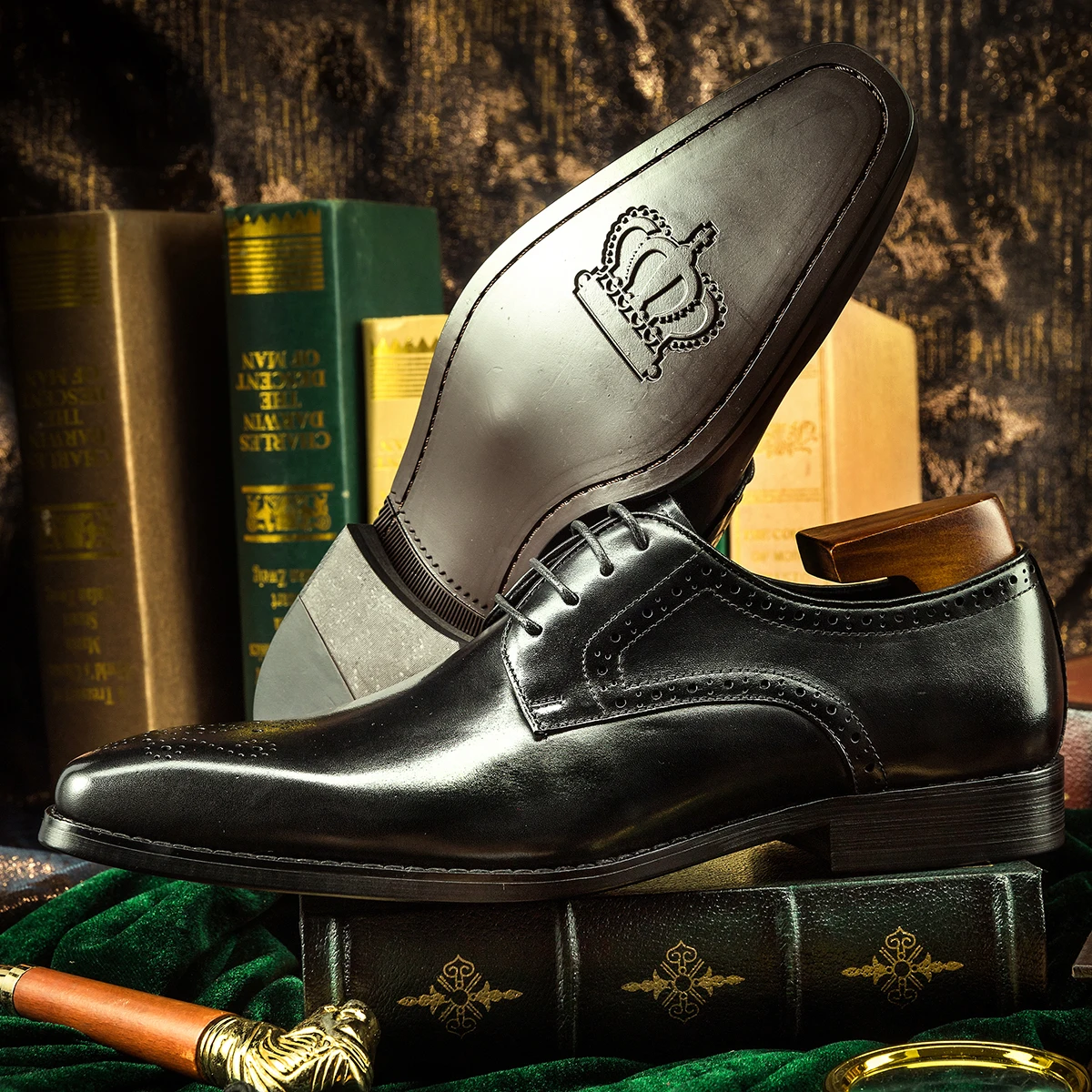 luxury expensive formal shoes