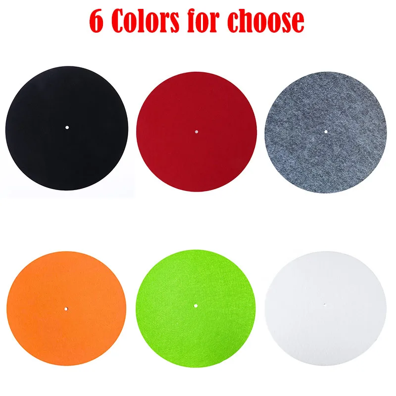 Felt Turntable Platter Mat turntable mat 3mm Thick For LP Vinyl Record