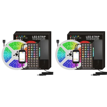 

16 Million colors LED Strip Lights Waterproof RGB 5050 Strips Music Sync Color Changing Remote Control LED Lights for Home Party