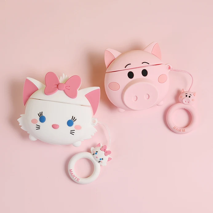 

Hamm Pig Bank Marie Cat Ring Soft Cover Case For AirPods