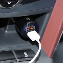 3.1A двойное USB Автомобильное зарядное устройство 3,0 Быстрая зарядка для Opel Astra H G J Insignia Mokka Zafira Corsa Vectra Antara для Seat Leon Ibiza