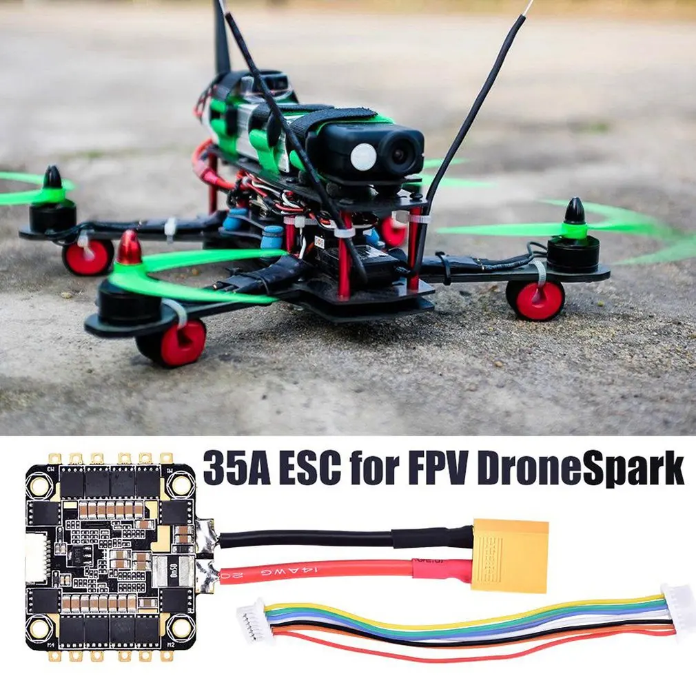 

4 In 1 For Blheli_S 35A Esc 2-6S Electronic Speed Control Dshot600 For Remote Control Fpv Drone Rc Parts
