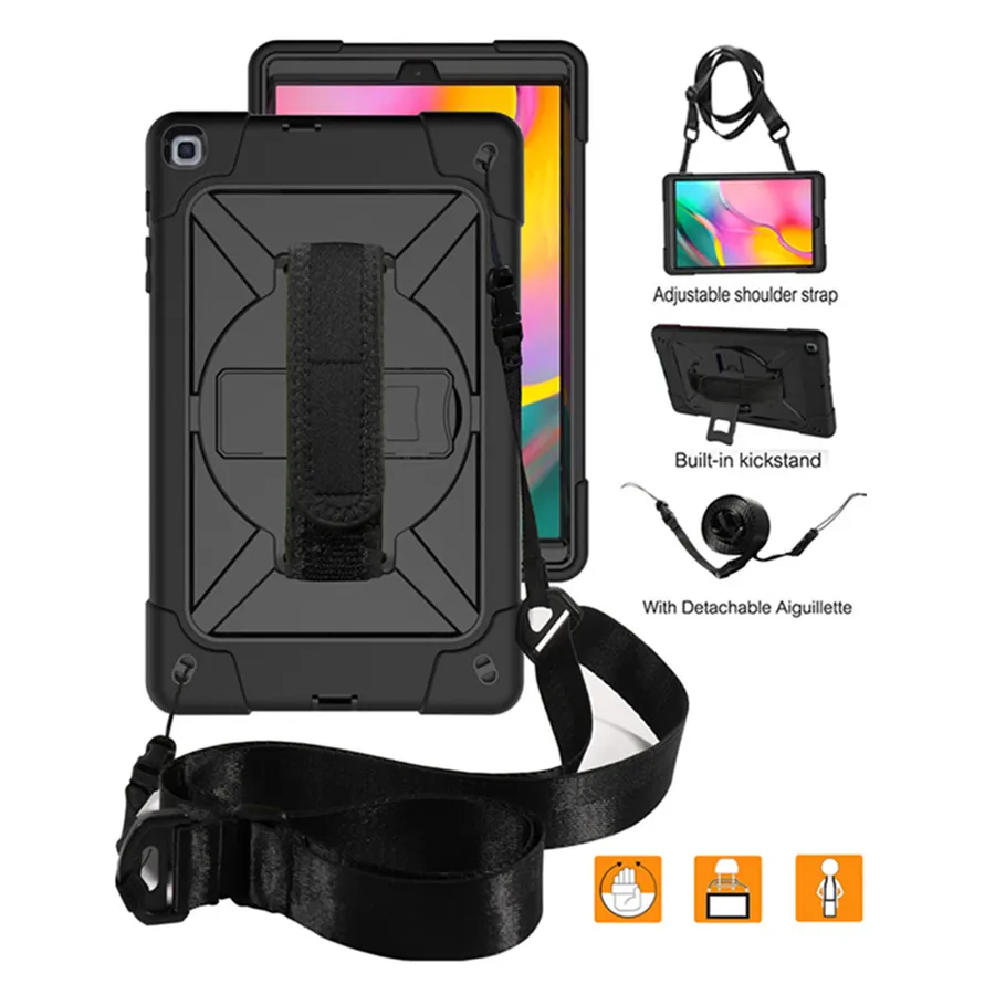 Чехол для samsung Galaxy Tab A 10 1 SM-T510/T515 2019 Funda 3-Слои гибридная защита от падения 360 Поворот