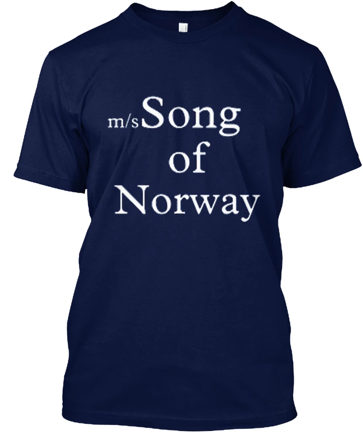 Популярная футболка с надписью Song Of Norway |