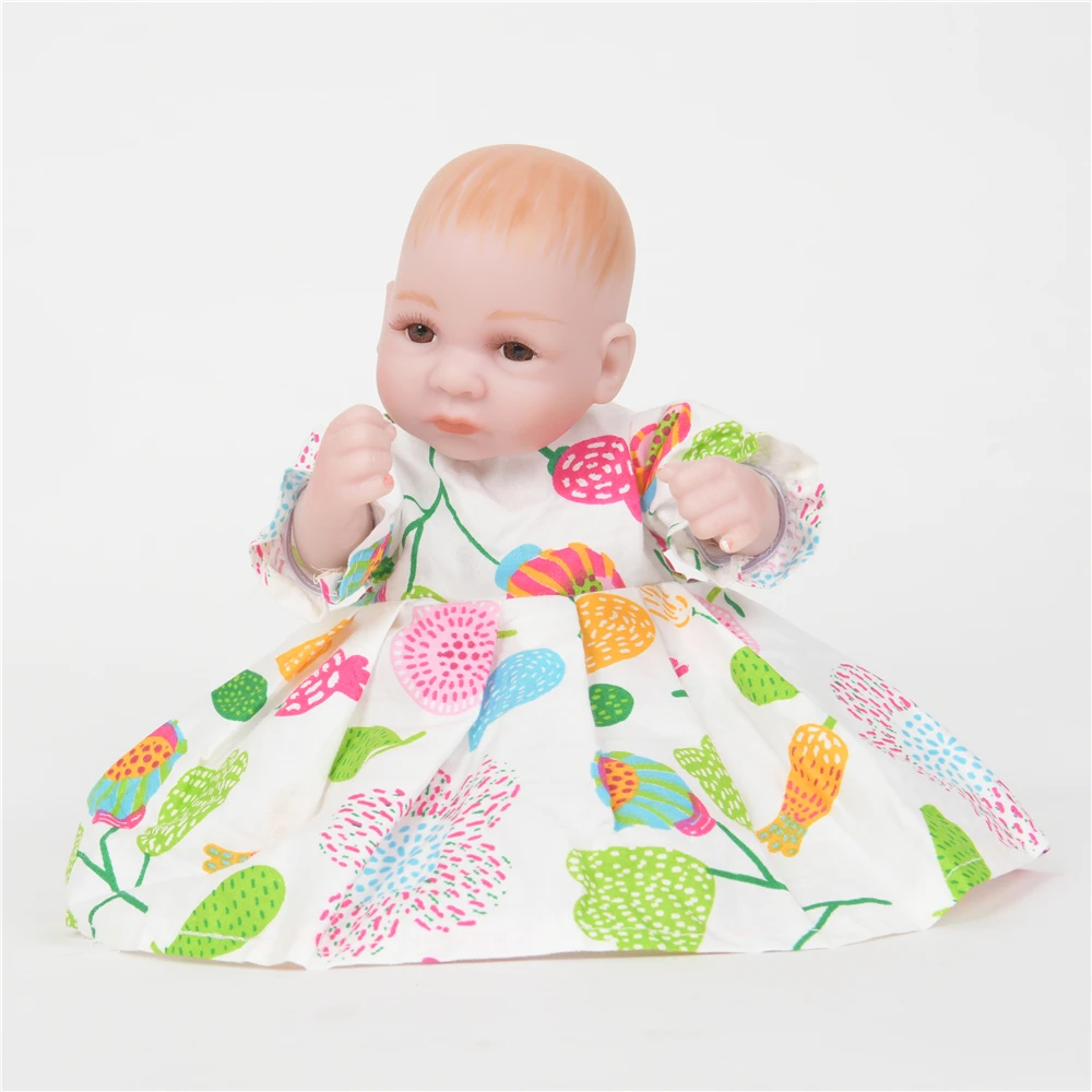 25 см прекрасная кукла Reborn Preemie Bebe полностью силиконовая для новорожденных