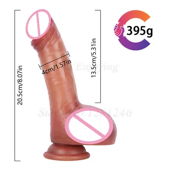 Liquid Silicone Big Ejaculating Dildos Realistic Penis Spraying Dick With Suction Cup Anal Plug Adult Sex Toys For Women Lesbian 3