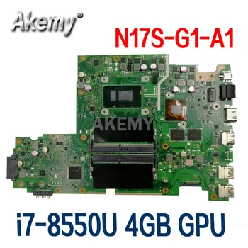 

For Asus X542U X542UR X542UQ X542UN X542URR X542UQR Laptop motherboard Mianboard 100% test work CPU i7 8550U GPU 4GB N17S-G1-A1
