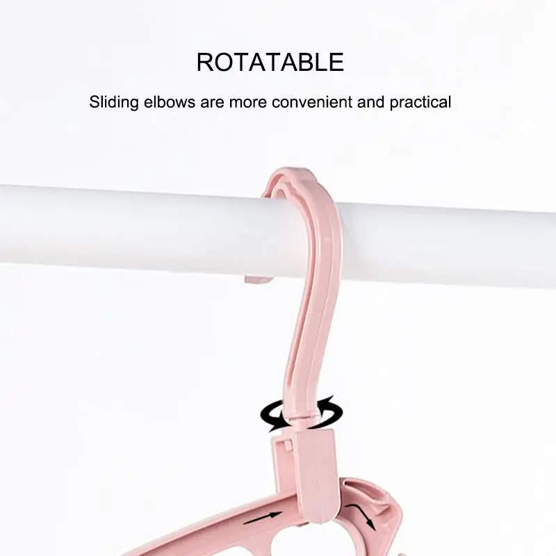 Magic Multi-port Support Circle Clothes Hanger Clothe Drying Rack Plastic Clothes Hangers Home Storage Hanger Space Saver Rack