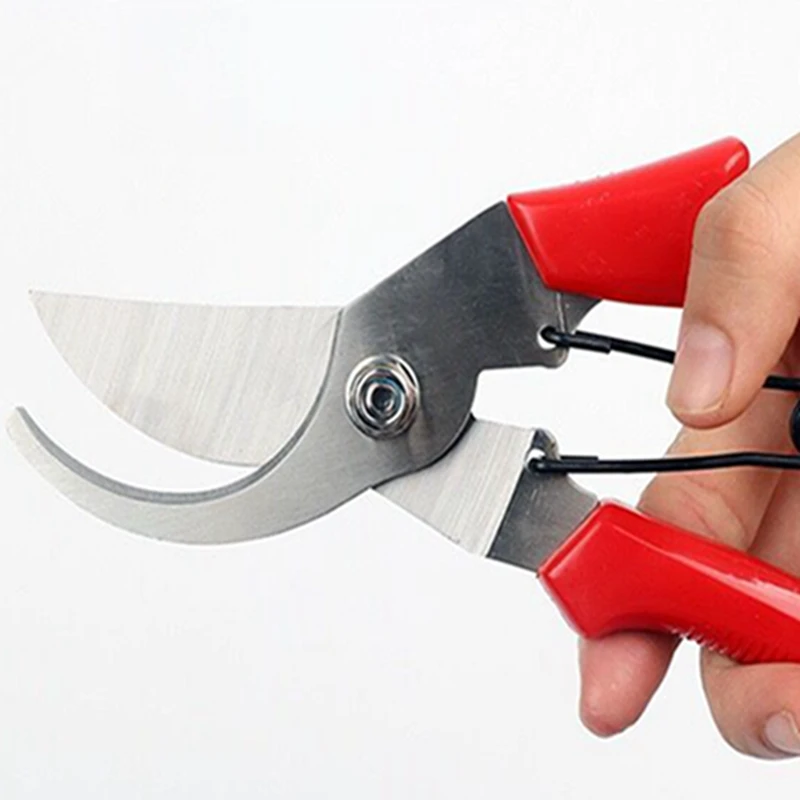 Metal Steel Garden Scissors Pruning Shears Scissor Orchard Flower Branch Fruit Tool Scissors Secateurs for Garden Tree (6)