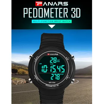 

Multi Function Sports Electronic Watch Calculation Step Count Waterproof Watch часы для занятий спортом reloj de hombre digital
