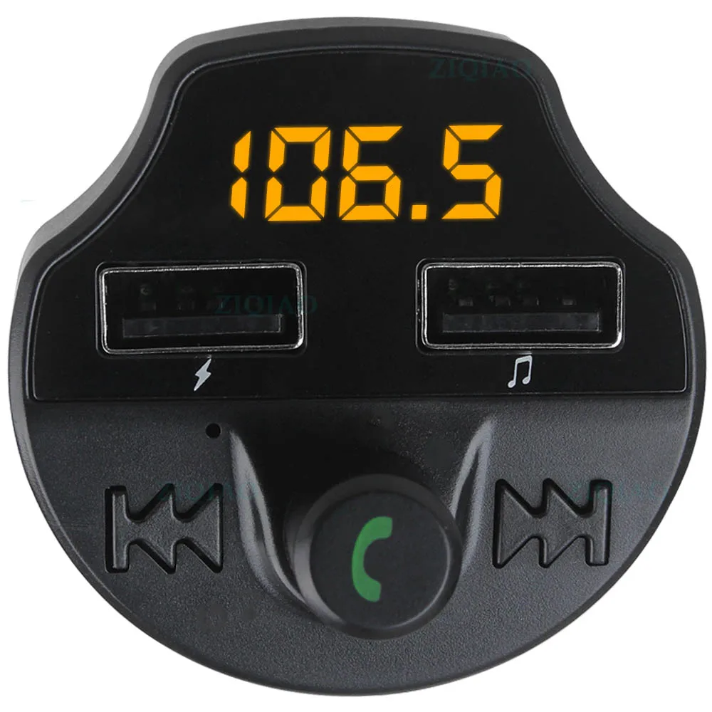 Автомобильный Bluetooth автомобильный комплект fm-передатчик MP3-плеер беспроводной Bluetooth приемник автомобильный комплект USB Hands Free USB зарядное устройство FM модулятор