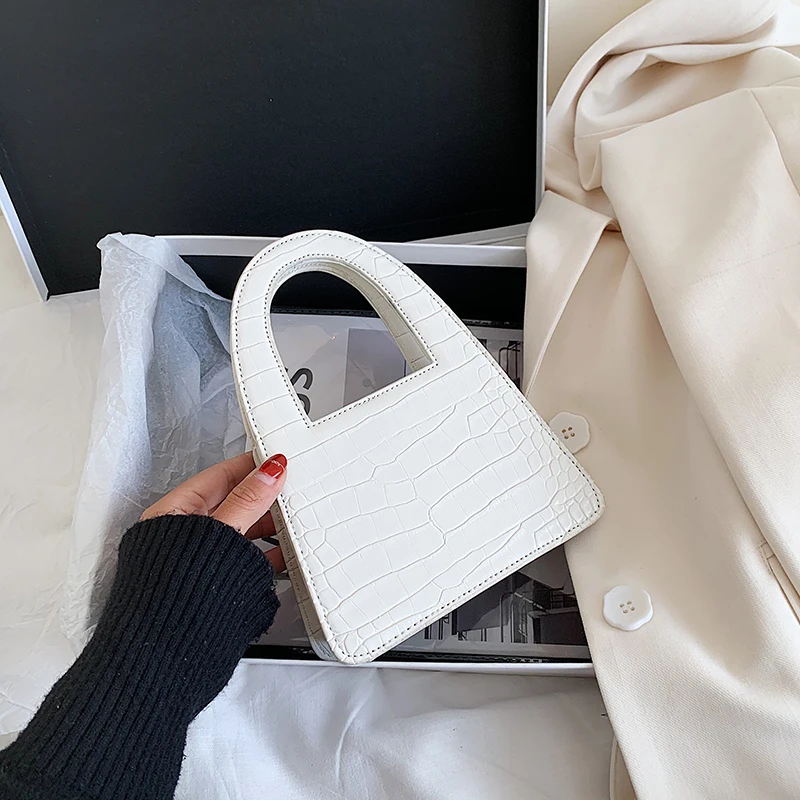 

Small Stone Pattern PU Leather Crossbody Bags For Women 2020 Fashion Mini Chain Handbags Lady Shoulder Bag Simple Totes Hand Bag