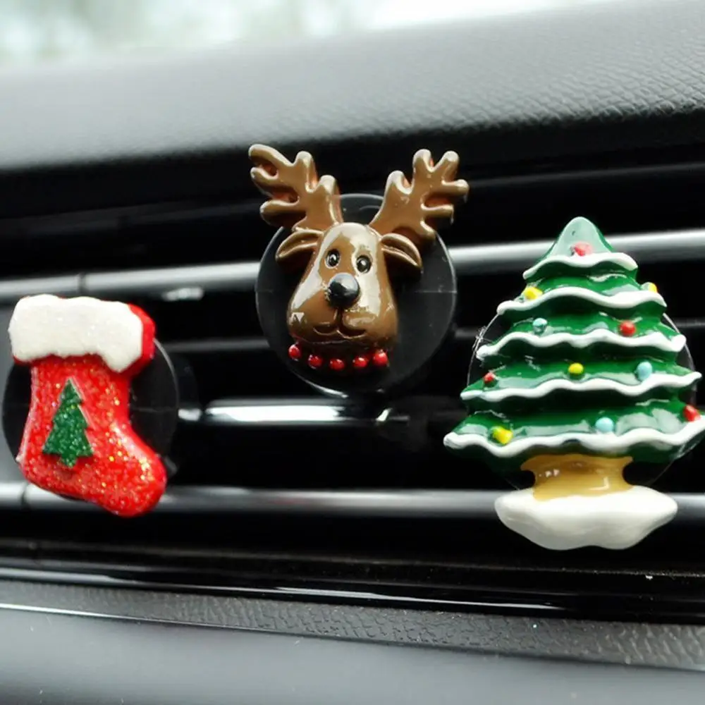 

Car Air Outlet Perfume Santa Claus Cars Air Freshener Car Ornament Air Conditioning Outlet Clip Car Decor