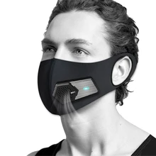 Masque facial électrique intelligent purifiant l'air, avec accessoires, filtre à Valve électrique pour adultes