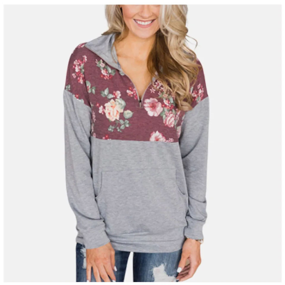 raglan sleeve zip pocket hoodie