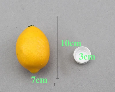 lemon Моделирование фрукты; наряд для фотосессии для дома, офиса, украшение детские игрушки учебных пособий вспененный материал - Цвет: lemon