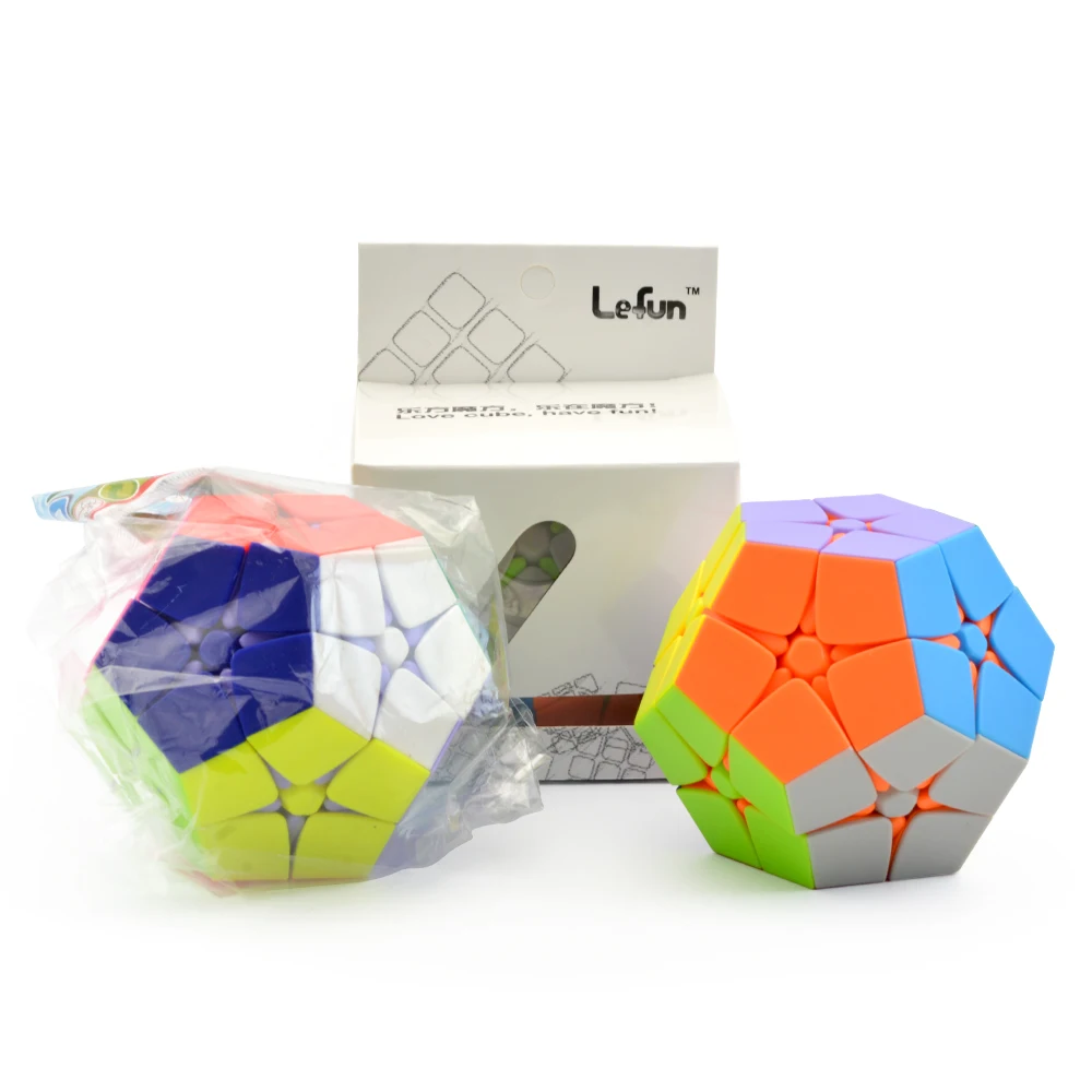 Lefun 2x2 Megamin волшебный куб без наклеек 2 слоя Wumofang профессиональная головоломка скоростные кубики развивающие специальные игрушки