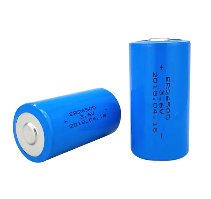 1pcs er26500 smart water meter battery no 2 type c 3 6v plc lithium