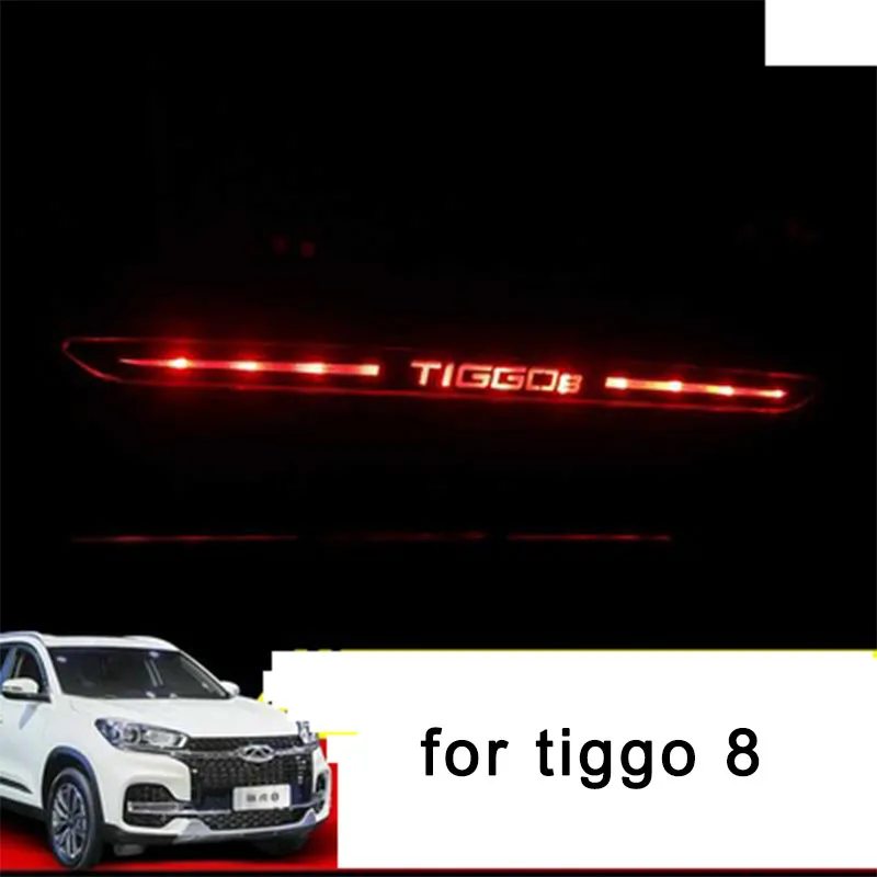 Lsrtw2017 для Chery Tiggo 8 Автомобильный задний тормозной светильник хромированная отделка декоративные аксессуары для интерьера