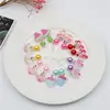 7 Pairs Mini Lovely Ear Clips for Girls Hypoallergenic No Piercing Plastic Earrings for Kids with Pain-resistan 4