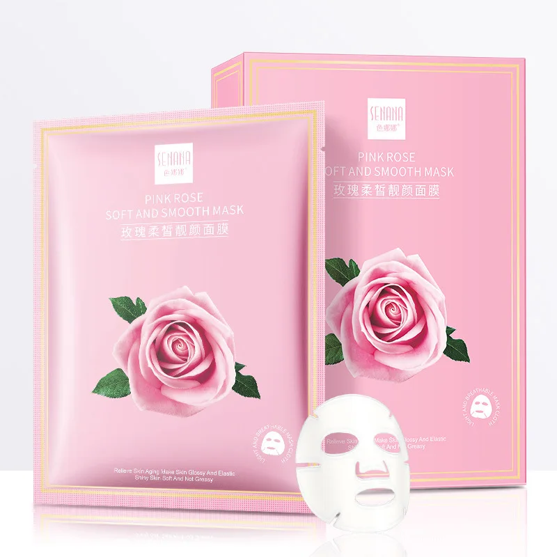 Увлажняющая маска для лица Rose Facemask дневная жирной кожи увлажняющая ухода за