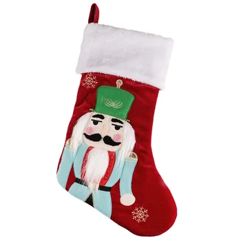 

1pc Creative Christmas Sock Gift Bag Festival Candy Bag Scene Layout Ornament