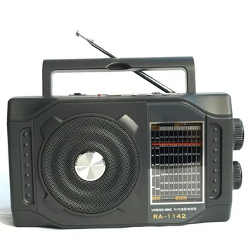 

Portable FM Multi Band SW MW Radio Retro Speaker Portable U Disk SD Card Play MP3 Music Player Multiband Shortwave Full Pointer