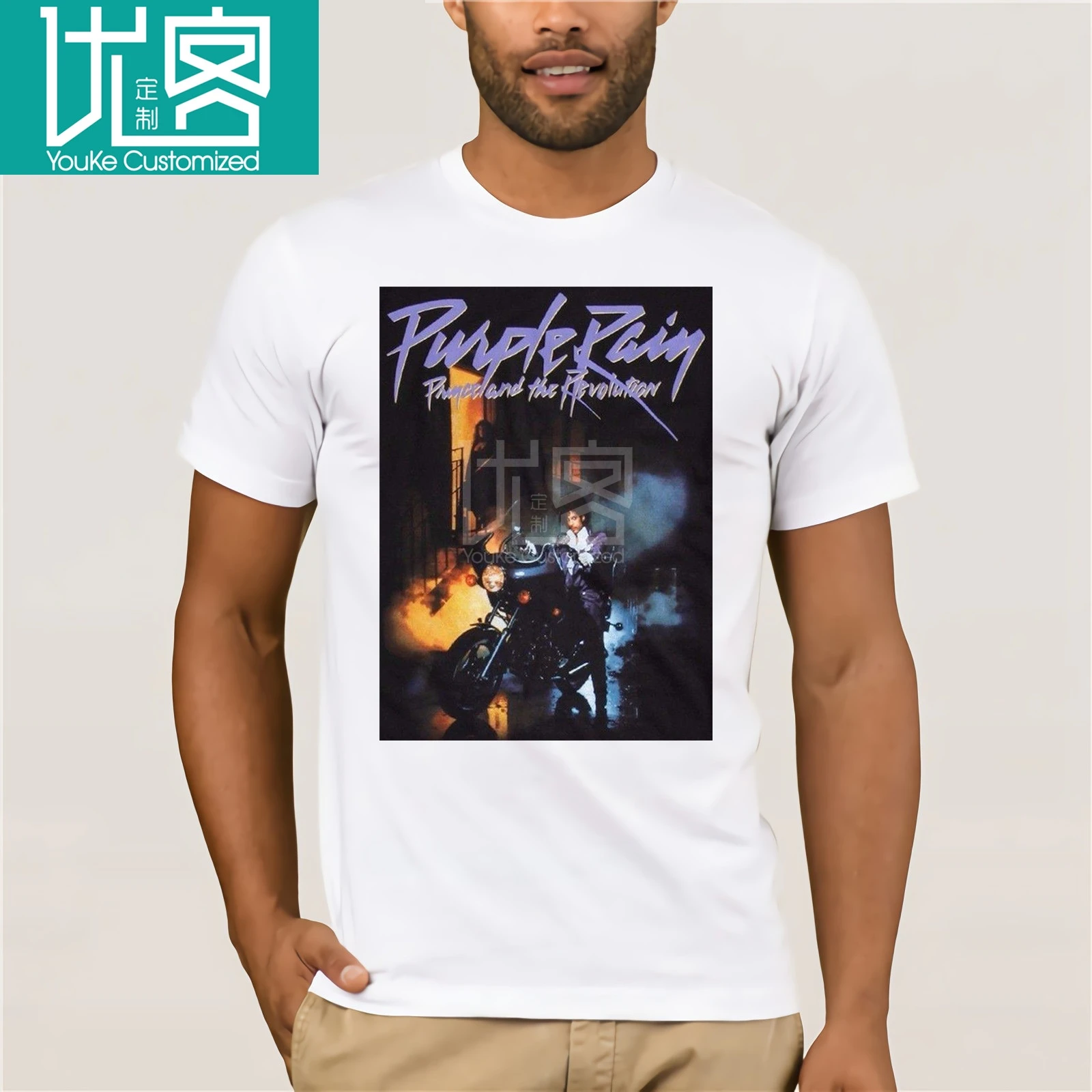 

Prince PURPLE RAIN PRINCE AND THE REVOLUTION T Shirt 100% Authentic & Official 2018 Short Sleeve Cotton T Shirts