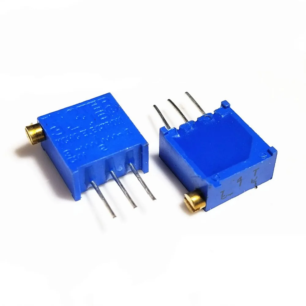 50PCS 3296 3296X Potentiometer Variable Resistor Trimpot Trimmer 1K 2K 5K 10K 20K 50K 100K 200K 500K 1M ohm 100R 200R 500R