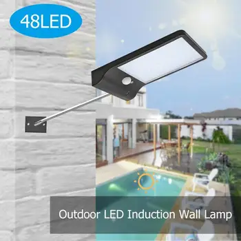 

36LED Motion Sensor Solar Garden Wall Light Save Money Environmental Protection Waterproof 3 Modes Outdoor Pathway Street Lamp