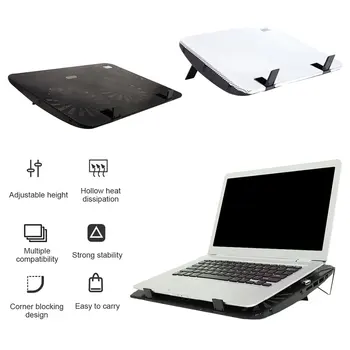 

Laptop Cooling Pad 2 Fans Double USB Ports Laptop Cooler Heat Dissipation Cooler Notebook Stand Laptop With Non-slip Mats