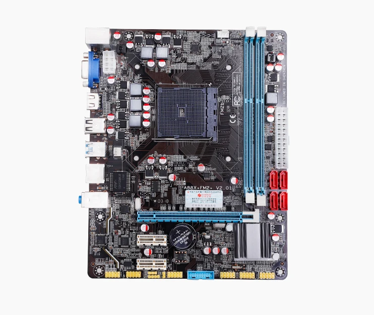Huanan Zhi A88 материнская плата для AMD FM2 FM2 + DDR3 16 Гб SATA2.0 USB3.0 PCI-E M-ATX 215*170 мм M-ATX материнская плата