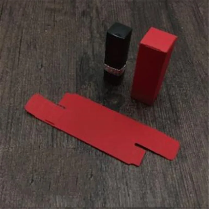 K13 Процесс печати, 2,5x2,5x8,5 см, тюбик для бальзама для губ, картонная коробка, тюбик для губной помады, DIY упаковочная коробка, цветная крафт-бумага, подарочная коробка - Цвет: K13