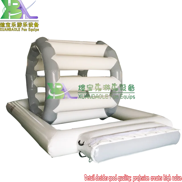 Commercial Giant Inflatable Sea Floating Water Park Races Game Water Roller Wheel 6