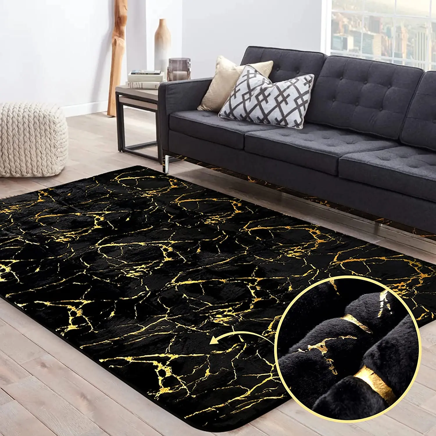 Bubble Kiss Metallic Design Thicker Soft Carpets Area Rugs Fluffy Rectangular Plush Velvet Home Decorative Carpet Throw Rug 1