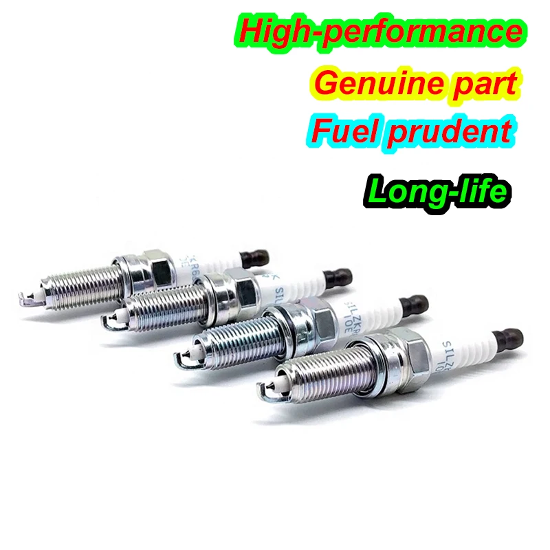 Spark Plug 4pcs18846-10060 SILZKR6B10E FOR Hyundai I30 IX35 IX40 Kia Rio Soul Accent Veloster
