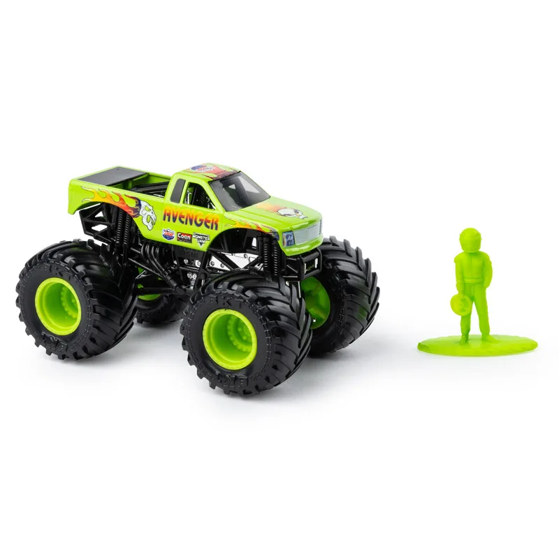 Najtaniej Oryginalny SPIN Master Monster Jam Monster truck chłopiec zabawka dziecięca aluminiowy model samochodu bezwładność napęd na cztery koła pojazd terenowy prezent