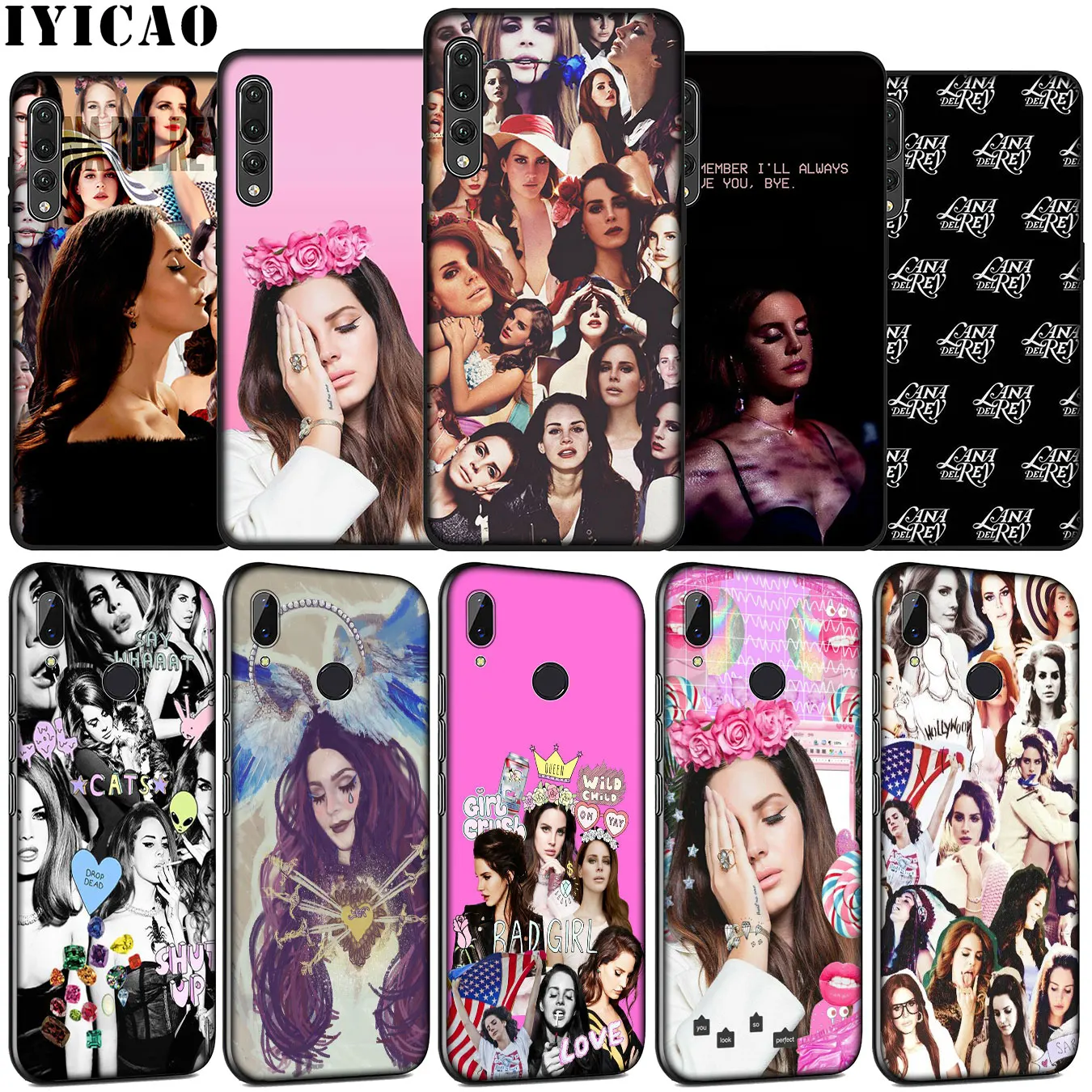 IYICAO Lana Del Rey LDR Soft Silicone Phone Case for Huawei P30 P20 Pro P10 P9 Lite Mini 2017 2016 Cover P Smart Z 2019 | Мобильные