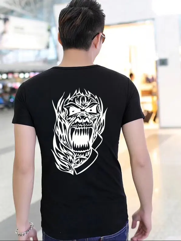 Anger Demon классическая мужская Спортивная футболка с круглым вырезом, смешная футболка с короткими рукавами