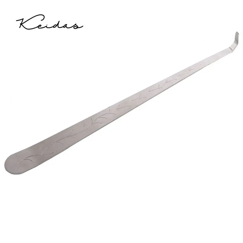 Brand New Elegant Carved Patterns Stainless Steel Hook Put Out Extinguish Wick Dipper Candle Snuffer Tool For Scented Candles