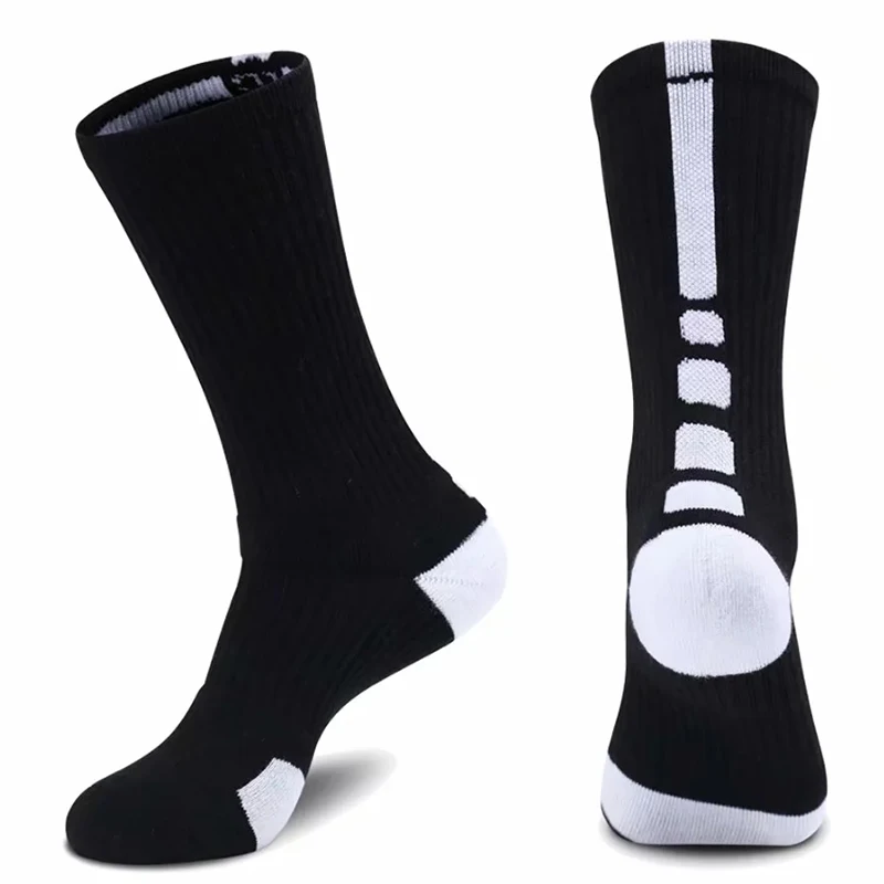 Breathable Men Thick Cycle Socks Soccer Running Basketball Football