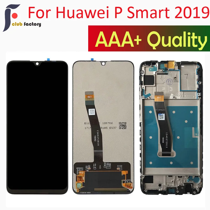 ЖК дисплей для P Smart 2019 с рамкой экран POT LX1 L21 LX3 10 Touch AAA качественный дисплей|Экраны