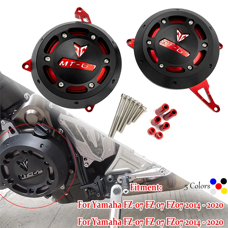 Для YAMAHA MT-07 MT07 2014 2015 2016 2017 2018 2019 2020 защитный чехол для двигателя ползунок крышка