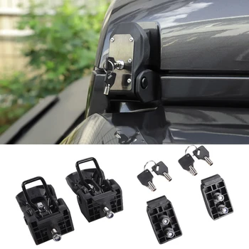 

1 set suitable for JEEP JL original hood buckle hood lock kit Car Bumper Security Hook Lock Clip Kit